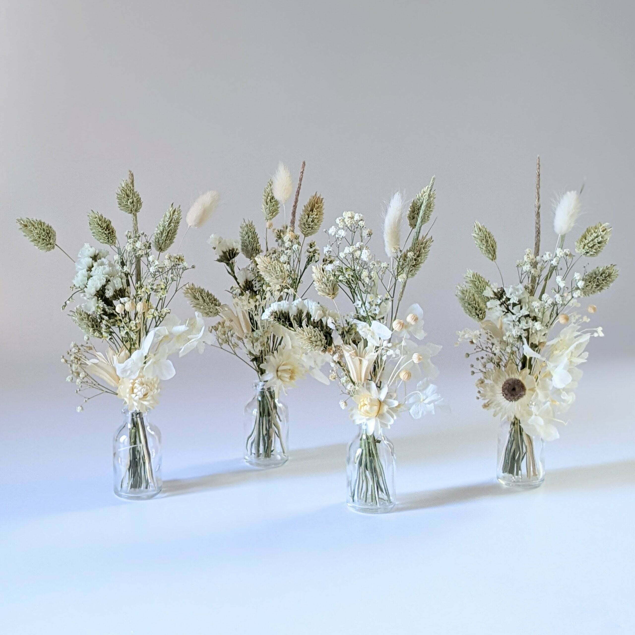Fiole de fleurs séchées - Fioles décoration - Livraison 48h